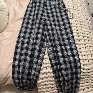 I.AM.GIA Cobain Pant in Black & White Tartan